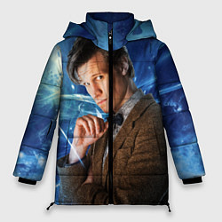 Куртка зимняя женская 11th Doctor Who, цвет: 3D-красный