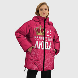 Куртка зимняя женская Её величество Люда, цвет: 3D-красный — фото 2