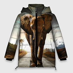 Женская зимняя куртка Дикий слон
