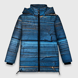 Женская зимняя куртка Голубые доски