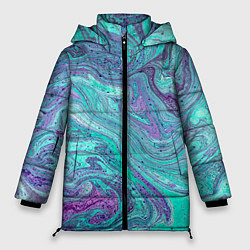 Куртка зимняя женская Смесь красок, цвет: 3D-светло-серый