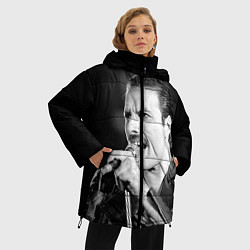 Куртка зимняя женская Фредди Меркьюри, цвет: 3D-черный — фото 2