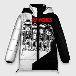 Куртка зимняя женская Ramones Boys, цвет: 3D-черный