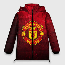 Женская зимняя куртка Манчестер Юнайтед