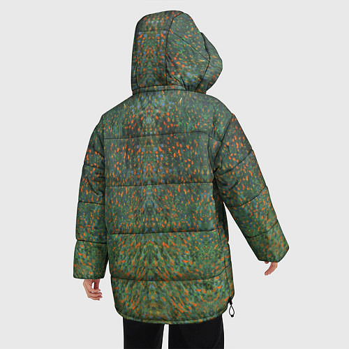Женская зимняя куртка Ван Гог / 3D-Черный – фото 4