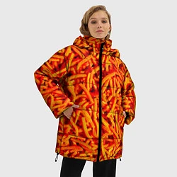 Куртка зимняя женская Морковь, цвет: 3D-черный — фото 2