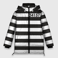 Куртка зимняя женская Заключенный, цвет: 3D-черный
