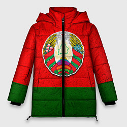 Женская зимняя куртка Герб Беларуси