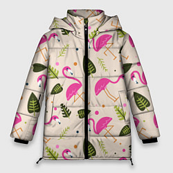 Женская зимняя куртка Нежный фламинго