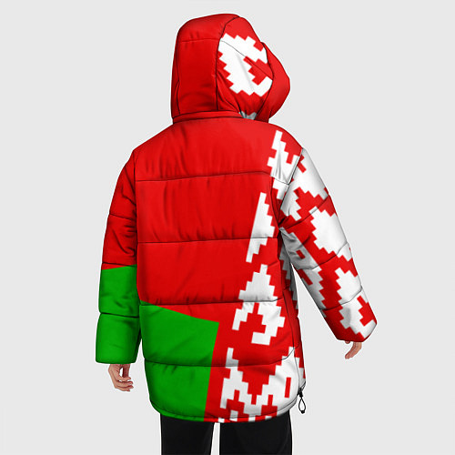 Женская зимняя куртка Патриот Беларуси / 3D-Черный – фото 4