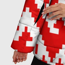 Куртка зимняя женская Патриот Беларуси, цвет: 3D-черный — фото 2