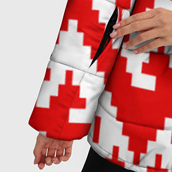 Куртка зимняя женская Патриот Беларуси, цвет: 3D-красный — фото 2