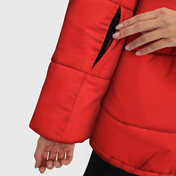 Куртка зимняя женская Волейбол 23, цвет: 3D-светло-серый — фото 2