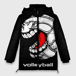 Куртка зимняя женская Волейбол 25, цвет: 3D-светло-серый