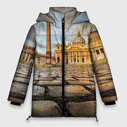 Куртка зимняя женская Площадь святого Петра, цвет: 3D-светло-серый