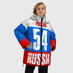 Куртка зимняя женская Russia: from 54, цвет: 3D-черный — фото 2