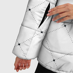 Куртка зимняя женская Точечный узор!, цвет: 3D-черный — фото 2