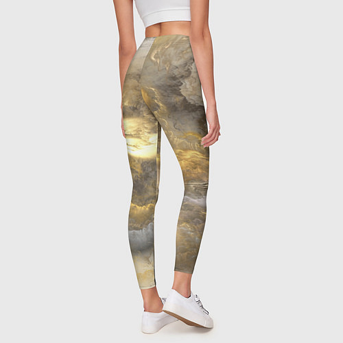 Женские легинсы Грандж / 3D-принт – фото 4