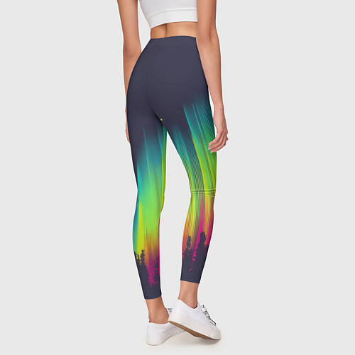 Женские легинсы Северное сияние / 3D-принт – фото 4