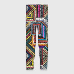 Женские легинсы Этнический ковровый орнамент