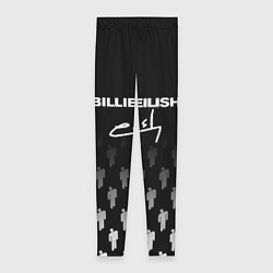 Леггинсы женские Billie Eilish: Black Autograph, цвет: 3D-принт