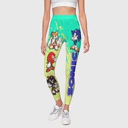 Леггинсы женские Sonik, цвет: 3D-принт — фото 2