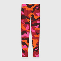 Женские легинсы CAMOUFLAGE RED
