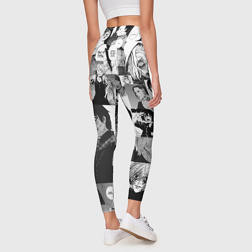 Женские легинсы Токийский гуль / 3D-принт – фото 4