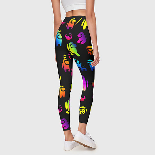 Женские легинсы AMONG US / 3D-принт – фото 4