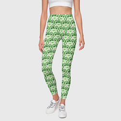 Леггинсы женские Милые лягушки, цвет: 3D-принт — фото 2