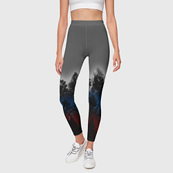 Леггинсы женские Флаг из леса, цвет: 3D-принт — фото 2