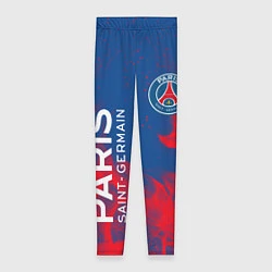 Леггинсы женские ФК ПСЖ PARIS SAINT GERMAIN, цвет: 3D-принт