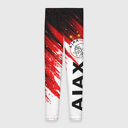 Леггинсы женские FC AJAX AMSTERDAM ФК АЯКС, цвет: 3D-принт