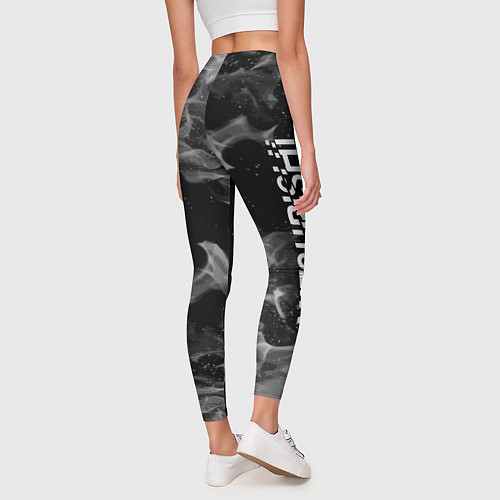 Женские легинсы MITSUBISHI ОГОНЬ / 3D-принт – фото 4