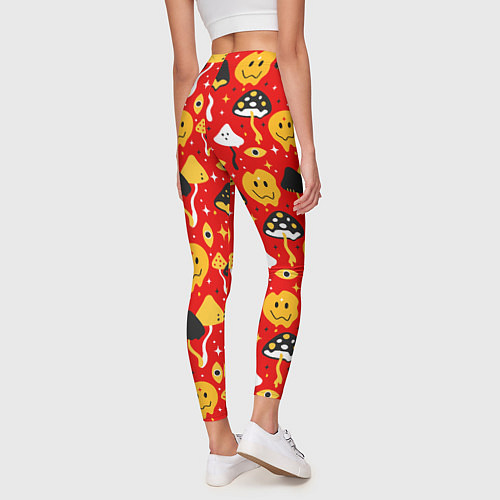 Женские легинсы Галюцинации / 3D-принт – фото 4