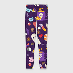 Леггинсы женские HALLOWEEN BTS BT21 PATTERN БТ21 БТС ХЕЛЛОУИН, цвет: 3D-принт