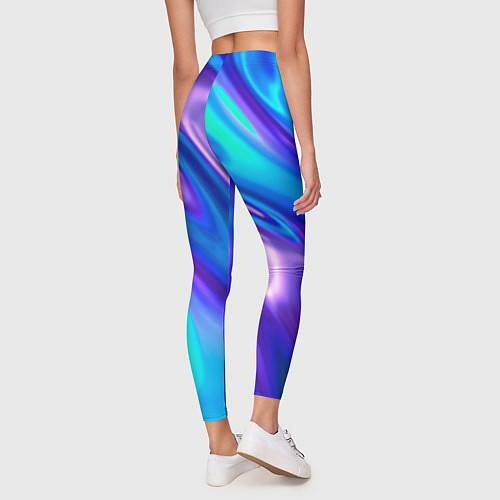 Женские легинсы Neon Holographic / 3D-принт – фото 4