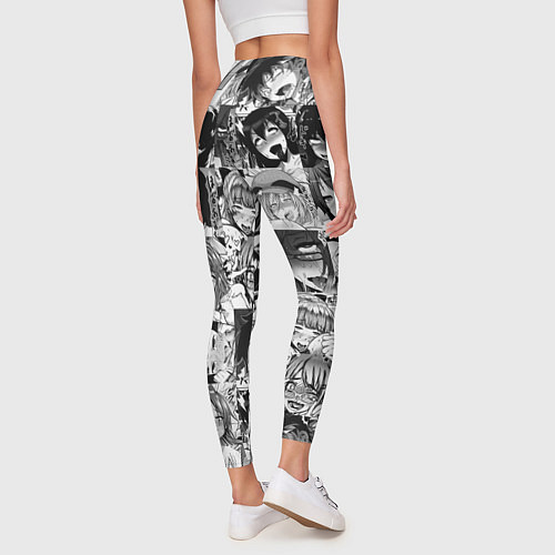 Женские легинсы AHEGAO - АХЕГАО / 3D-принт – фото 4