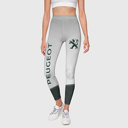 Леггинсы женские Peugeot 308 sport, цвет: 3D-принт — фото 2