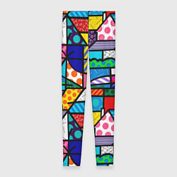 Леггинсы женские Ромеро Бритто красочный узор, цвет: 3D-принт