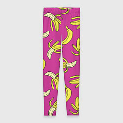 Леггинсы женские Banana pattern Summer Color, цвет: 3D-принт
