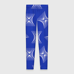 Леггинсы женские ABSTRACT PATTERN ON A BLUE BACKGROUND, цвет: 3D-принт