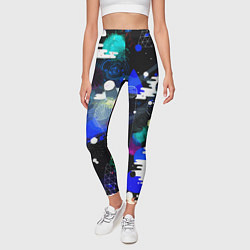 Леггинсы женские Avant-garde futuristic composition, цвет: 3D-принт — фото 2