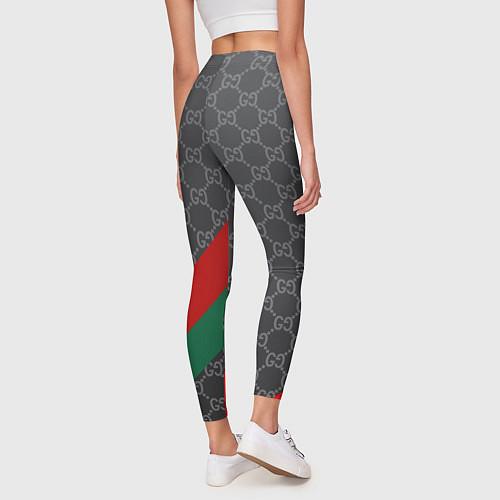 Женские легинсы В стиле gucci / 3D-принт – фото 4