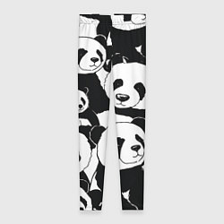Леггинсы женские С пандами паттерн, цвет: 3D-принт