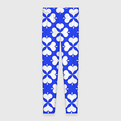 Женские легинсы Четырехлистный клевер синий