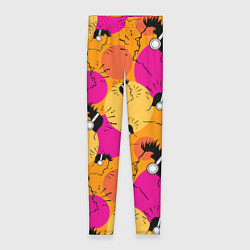 Леггинсы женские Меломаны кричат, цвет: 3D-принт