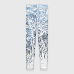 Леггинсы женские Абстрактный ледяной паттерн, цвет: 3D-принт
