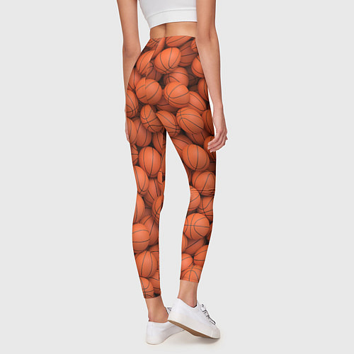 Женские легинсы Баскетбольные мячи / 3D-принт – фото 4