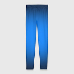 Женские легинсы Лазурный фон и черная виньетка